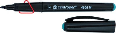 Маркер Centropen CD-Pen CD/DVD 1,0 зеленый 3543503 фото