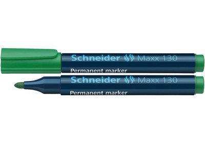 Маркер перманентний SCHNEIDER MAXX 130 2-3 мм, зелений 3522603 фото