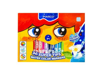 Фломастеры Marco Super Washable CB 36 цв 34764 фото