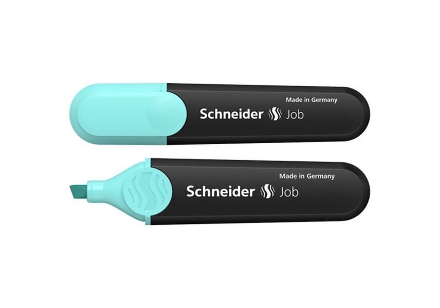 Маркер текстовый Schneider Job 1-5 мм бирюзовый 3511907 фото