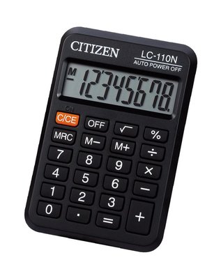 Калькулятор кишеньковий Citizen LC-110 23125 фото